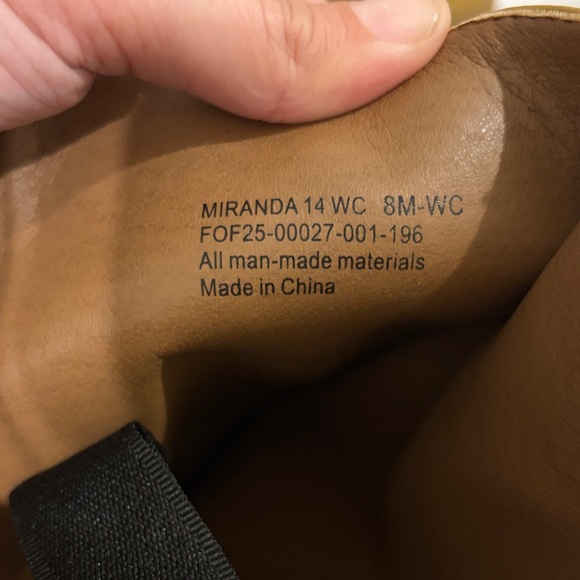 FRYE AND CO. Mustard Gold Heeled Boots - Picture 5 of 6